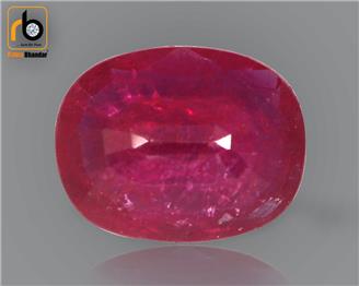 NATURAL RUBY (MANAK) (HEATED & TREATED) (MH) 1.78 CRT ( 29317 )